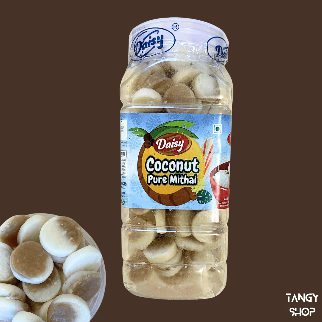 Coconut Peda | Brown and white peda | Tangy Shop