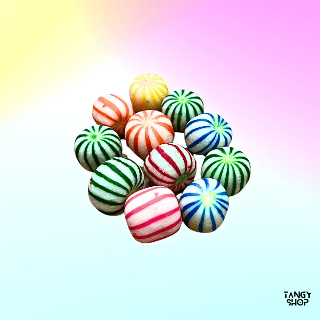 Colorful Stripped Candy Balls | Pack of 20 | Tangy Shop