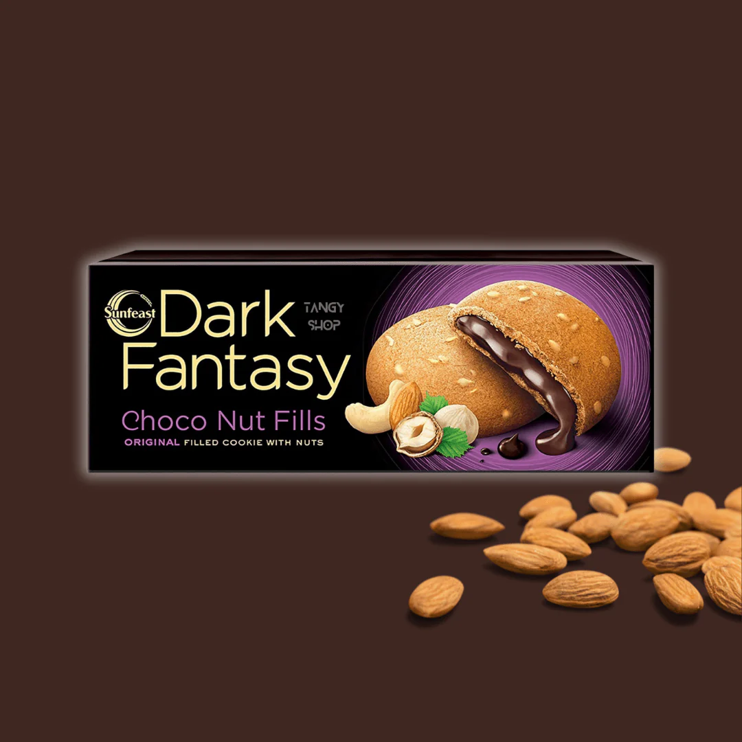 Dark Fantasy Choco Nut Fills from INDIA | 6 per box | Tangy Shop