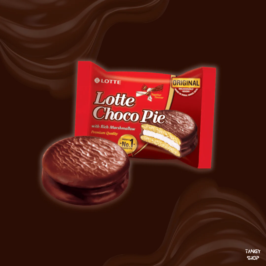 Lotte Choco Pie | Box of 18Pcs | Imported from India | Tangy Shop