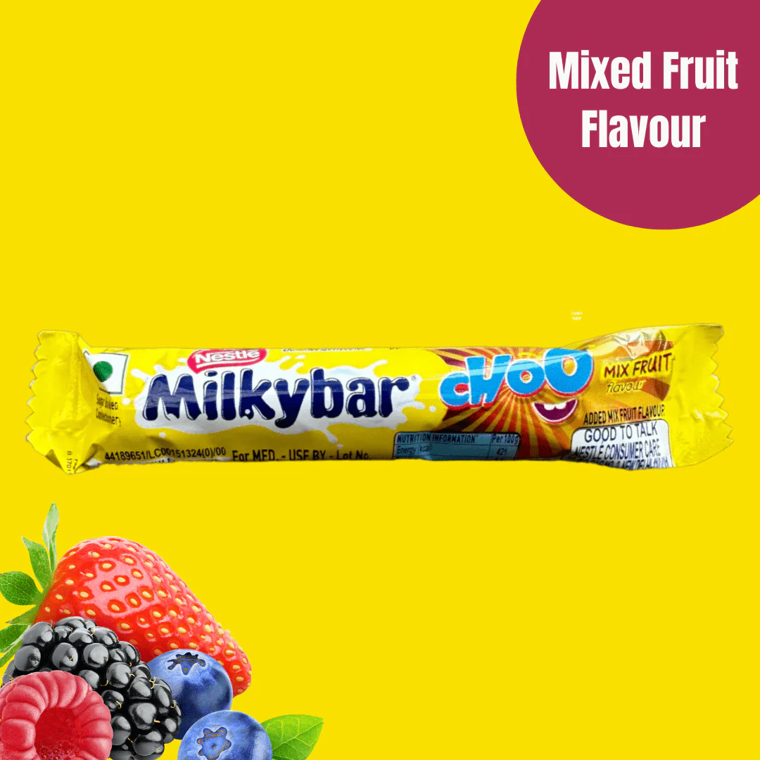 Milky Bar Choo Mixed Fruit | Pack of 3 | Tangy Shop